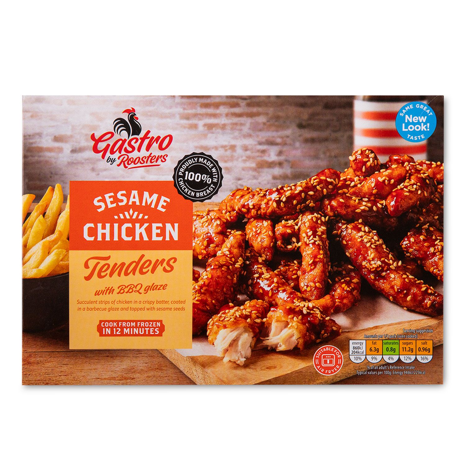 Sesame Chicken Tenders 385g Roosters Gastro